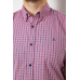 Сорочка чоловіча в клітинку, колір рожевий, 214R4564 XXL, 52, XXL