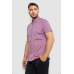 Сорочка чоловіча в клітинку, колір рожевий, 214R4564 XXXL, 54, XXXL