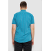 Сорочка чоловіча в клітинку, колір бірюзовий, 214R4564 XL, 50, XL