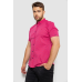 Сорочка чоловіча з принтом, колір рожевий, 214R4564-4 XXL, 52, XXL
