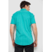 Сорочка чоловіча з принтом, колір бірюзовий, 214R4564-4 XXL