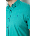 Сорочка чоловіча з принтом, колір бірюзовий, 214R4564-4 XXL