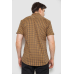Сорочка чоловіча в клітинку, колір гірчичний, 214R4564-2 XXXL