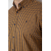 Сорочка чоловіча в клітинку, колір гірчичний, 214R4564-2 XXXL