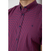 Сорочка чоловіча в клітинку, колір бордовий, 214R4564-2 XXXL, 54, XXXL