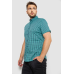 Сорочка чоловіча в клітинку, колір зелений, 214R4564-1 XL, 50, XL