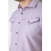 Сорочка чоловіча з коротким рукавом, колір бузковий, 214R3121 XL, 50, XL