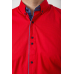 Сорочка чоловіча з принтом, колір червоний, 214R3092 XXXL, 54, XXXL