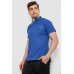 Сорочка чоловіча з принтом, колір синій, 214R3050 XXL, 52, XXL
