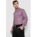 Сорочка чоловіча з принтом, колір бордовий, 214R2699 XL, 50, XL