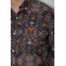 Сорочка чоловіча з принтом, колір коричневий, 214R2684 XXL