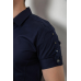 Сорочка чоловіча однотонна, колір темно-синій, 214R2553 XXL, 52, XXL