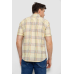 Сорочка чоловіча в клітку, колір жовтий, 214R244564 XXL