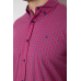 Сорочка чоловіча в клітку, колір рожевий, 214R2445 XXL