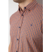 Сорочка чоловіча в клітку, колір помаранчевий, 214R2445 XXXL