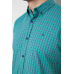 Сорочка чоловіча в клітку, колір бірюзовий, 214R2445 XXL
