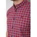 Сорочка чоловіча в клітку, колір червоний, 214R2445-6 XXXL, 54, XXXL