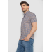 Сорочка чоловіча в клітку, колір бежевий, 214R2445-6 XXL, 52, XXL