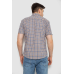 Сорочка чоловіча в клітку, колір бежевий, 214R2445-6 XXXL, 54, XXXL