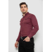 Сорочка чоловіча однотонна, колір бордовий, 214R16176 XL, 50, XL