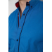 Сорочка чоловіча з принтом, колір синій, 214R16111-1 5XL, 58, 5XL