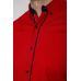 Сорочка чоловіча з принтом, колір червоний, 214R16111-1 6XL, 60, 6XL