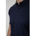 Сорочка чоловіча однотонна, колір синій, 214R1513 XL, 50, XL
