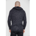 Кофта чоловіча на ґудзиках, колір чорний, 214R10640 XL, 50, XL