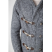 Кофта чоловіча на ґудзиках, колір сірий, 214R10640 XL, 50, XL