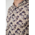 Сорочка чоловіча з принтом, колір бежевий, 214R1046 XL, 50, XL