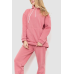 Спорт костюм жіночий на флісі, колір пудровий, 214R104 XXL, 52, XXL