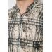 Сорочка чоловіча з принтом, колір оливковий, 214R1038 XL, 50, XL