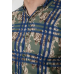 Сорочка чоловіча з принтом, колір зелений, 214R1038 XL, 50, XL