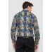Сорочка чоловіча з принтом, колір зелений, 214R1038 XXL, 52, XXL