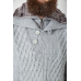 Светр чоловічий, колір сірий, 214R10331 XL, 50, XL
