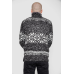 Светр чоловічий, колір чорно-сірий, 214R10321 XL, 50, XL