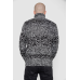 Светр чоловічий, колір чорно-білий, 214R10321 XL, 50, XL