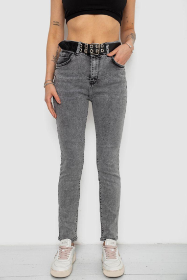 Джинси жіночі Skinny Американки, колір сірий, 244R00970 29, 29