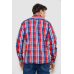 Сорочка чоловіча в клітинку, колір червоний, 214R0746 5XL, 58, 5XL