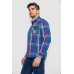 Сорочка чоловіча в клітинку, колір різноколір, 214R0743-1 6XL, 60, 6XL