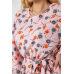 Сукня з принтом софт, колір рожево-сірий, 214R0226-4 XL, 50, XL