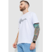 Футболка чоловіча батал, колір білий, 208R019 5XL, 58, 5XL