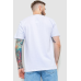 Футболка чоловіча батал, колір білий, 208R018 5XL, 58, 5XL