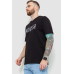 Футболка чоловіча батал, колір чорний, 208R014 5XL, 58, 5XL