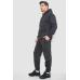 Спорт костюм чоловічий на флісі, колір темно-сірий, 190R235 XXL, 52, XXL