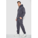 Спорт костюм чоловічий на флісі, колір сірий, 190R235 XXL