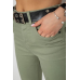 Джинси жіночі Skinny Американки, колір оливковий, 182R00252 27, 27
