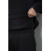 Спорт костюм чоловічий на флісі, колір чорний, 177R235 XL, 50, XL