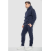 Спорт костюм чоловічий на флісі, колір темно-синій, 177R235 XXL, 52, XXL