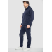 Спорт костюм чоловічий на флісі, колір темно-синій, 177R235-1 Ager, XL, 50, XL
